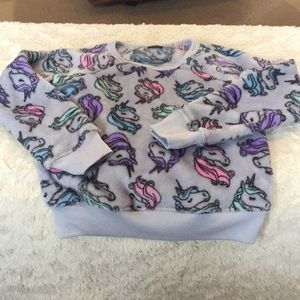 4T Girls Unicorn Sweater